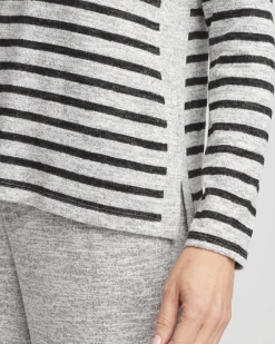 Best Sale Zenergy® Soft Essentials Stripe Long Sleeve Top Tops