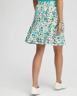 Sale Zenergy® UPF Floral Pleated Skort Pants | Skirts
