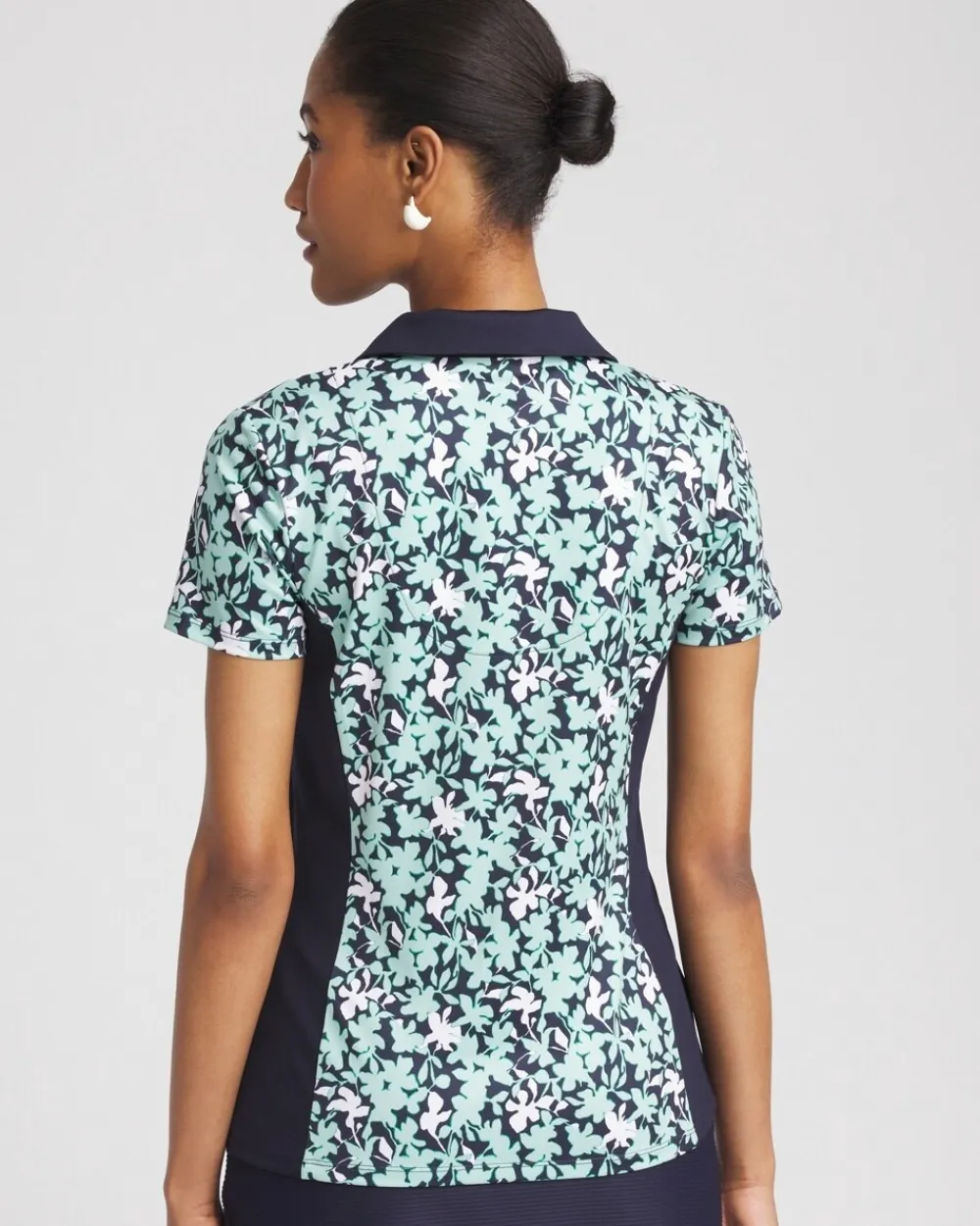 Sale Zenergy® UPF Foliage Golf Top Tops