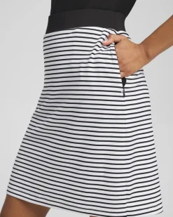 New Zenergy® UPF Knit Stripe Skort Pants | Skirts