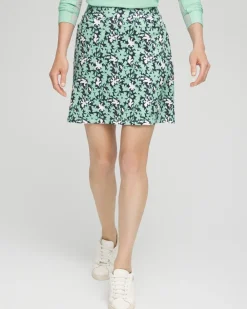 Discount Zenergy® UPF Leaf Print Skort Pants | Skirts