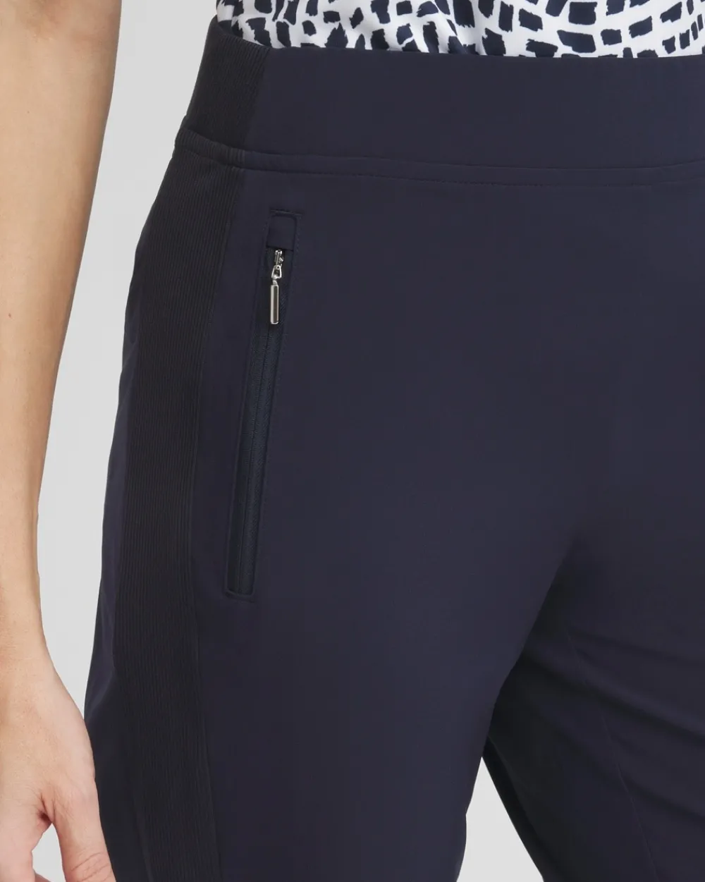Best Sale Zenergy® UPF Rib Mix Cropped Pants Pants