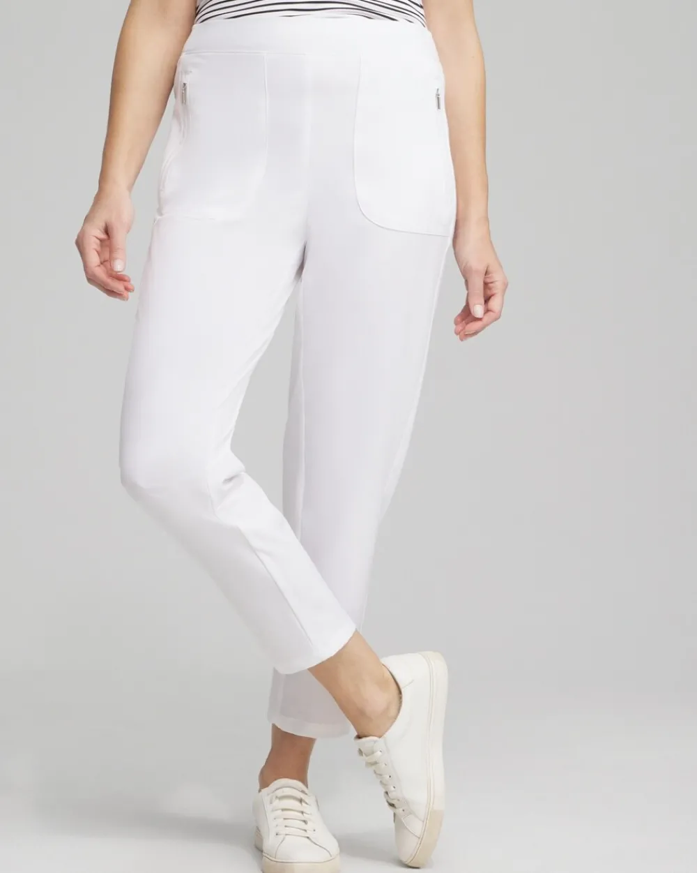 Sale Zenergy® UPF Ribbed Side Ankle Pants Pants