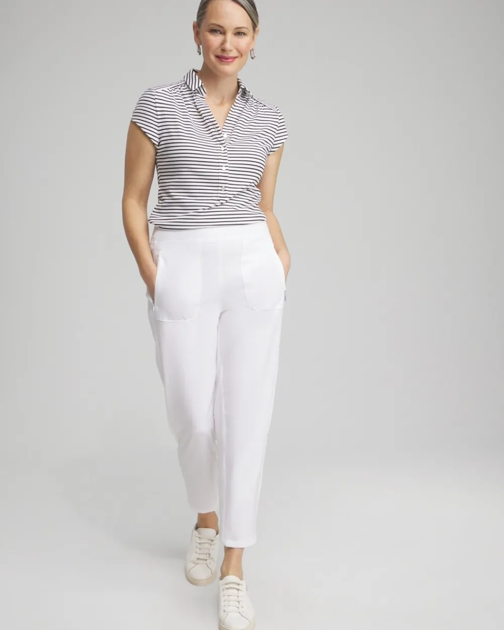 Sale Zenergy® UPF Ribbed Side Ankle Pants Pants